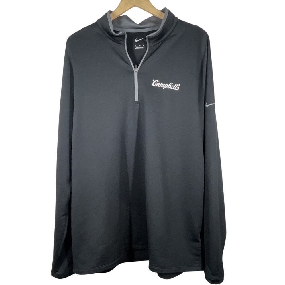 Campbells Soup Nike 1/4 Pullover Black XL
